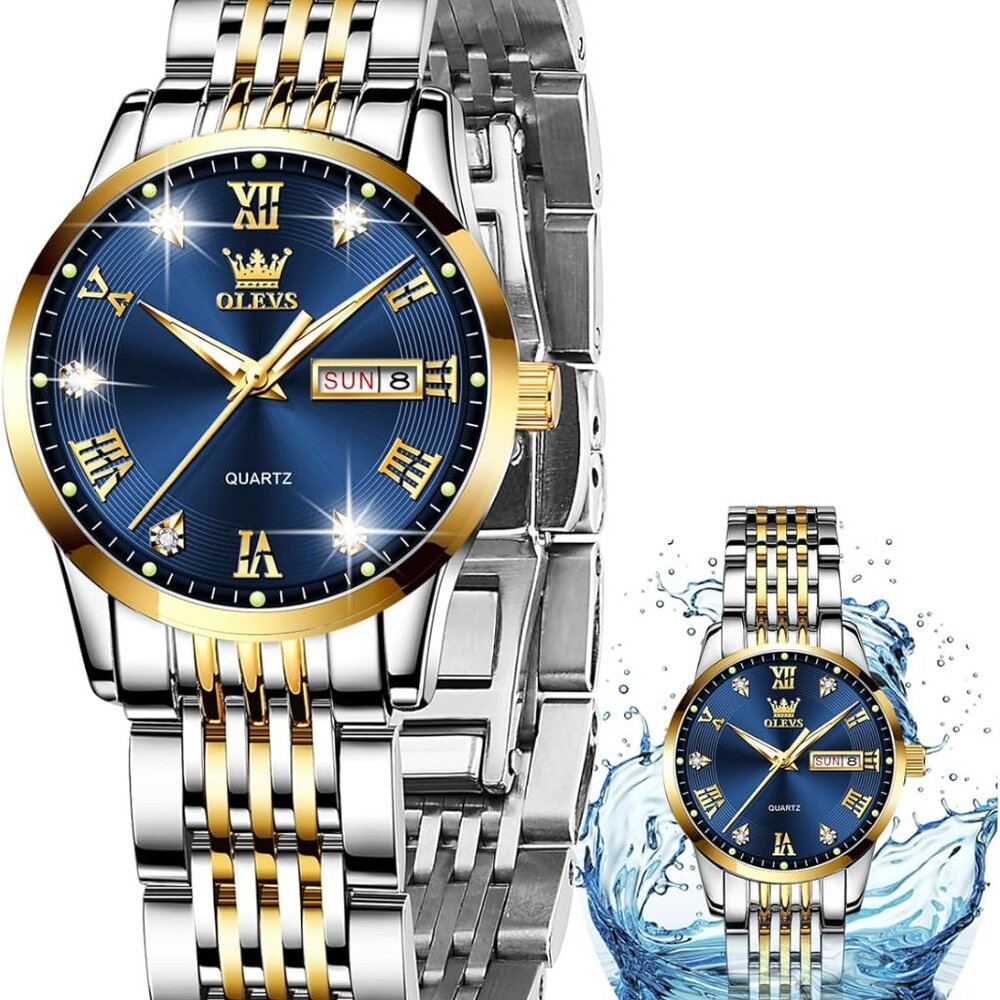 Luxury Ladies Watches,Women's Watch with Day and Date,Female Watch for Small Wri